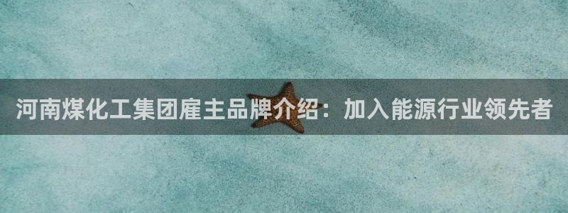 球盟会优惠领取网站：河南煤化工集团雇主品牌介绍：加入能源行业