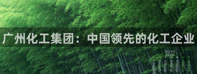 球盟会体验金球奖吗：广州化工集团：中国领先的化工企业