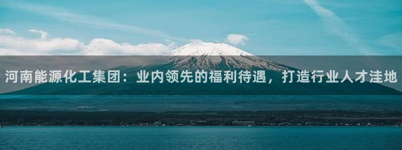 球盟会综合app下载：河南能源化工集团：业内领先的福利待遇，