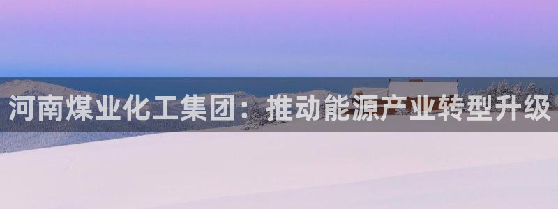 球盟会和中欧会的区别：河南煤业化工集团：推动能源产业转型升级