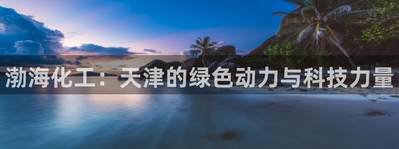 球盟会黑款吗知乎小说：渤海化工：天津的绿色动力与科技力量
