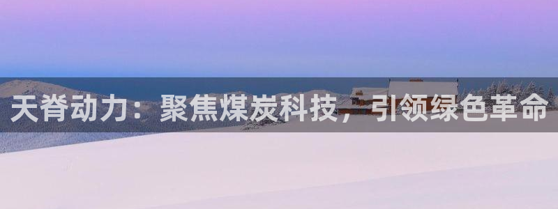 球盟会用的客服聊天是哪个软件：天脊动力：聚焦煤炭科技，引领绿