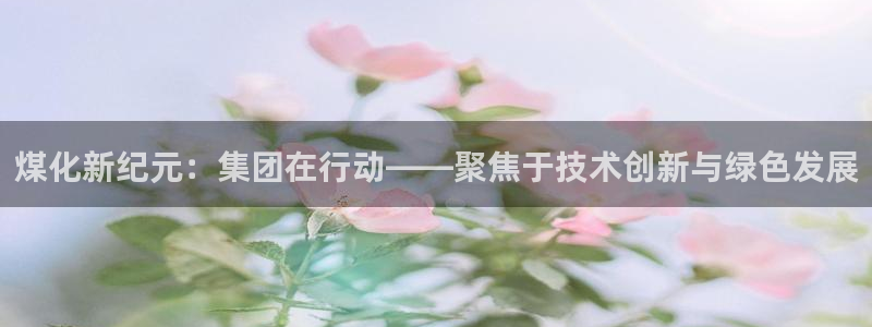 球盟会平台会黑单吗：煤化新纪元：集团在行动——聚焦于技术创新