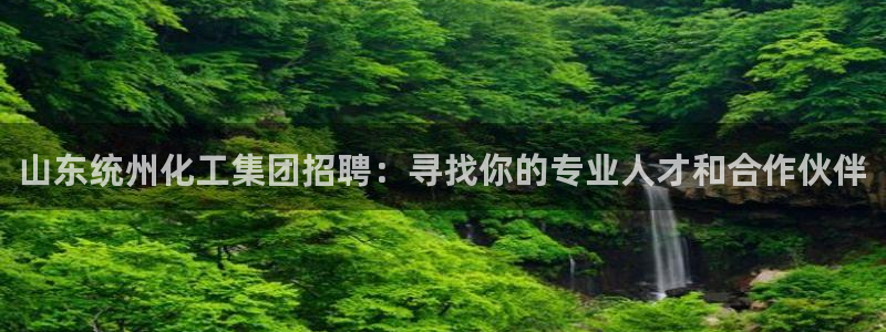 球盟会可以提现么现在：山东统州化工集团招聘：寻找你的专业人才