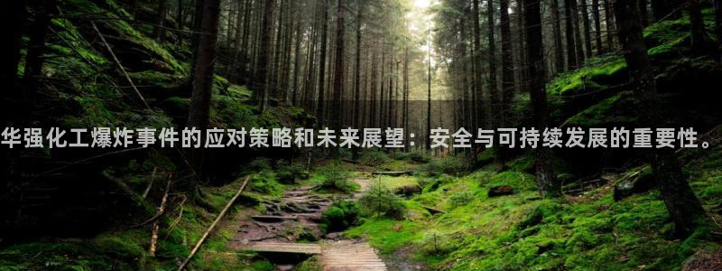 球盟会app入口：华强化工爆炸事件的应对策略和未来展望：安全