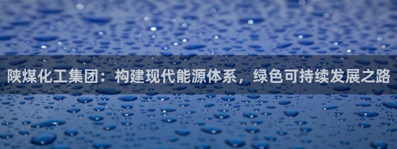球盟会官网入口：陕煤化工集团：构建现代能